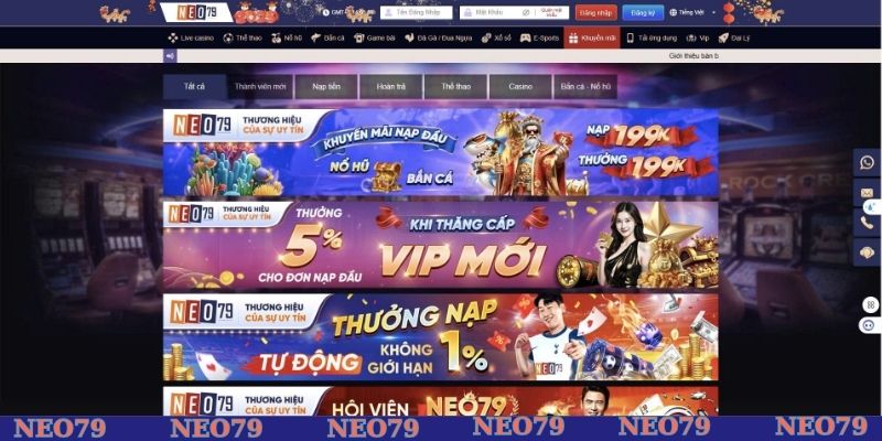 Bạn cần truy cập đúng link NEO79
