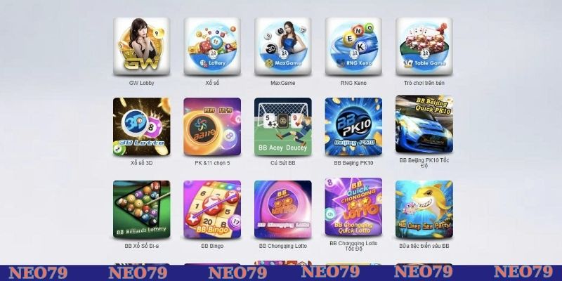 Thông tin về sảnh xổ số hợp pháp tại NEO79